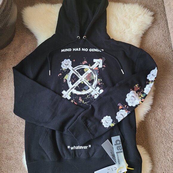 UrbanCoolab "MIND HAS NO GENDER" Unisex Hoodie - NWT - Picture 2 of 6